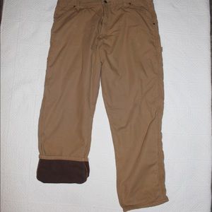 Wrangler fleece lined jeans size 38x32